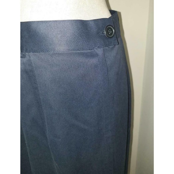 BANANA REPUBLIC Made Italy Navy Blue Long High Waist Riding Skirt 14 Vtg 10/12 - Picture 4 of 9